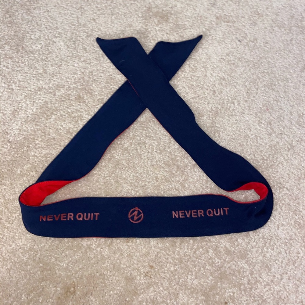 Work hard/never quit headband!